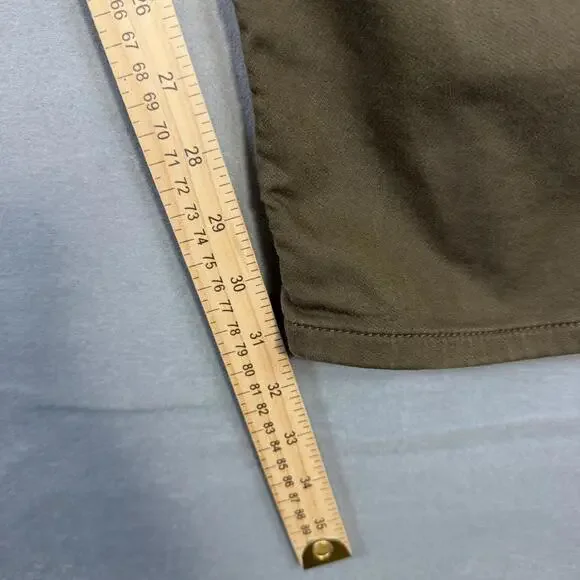 Du/er N2X Pants Mens 34x32 Green Relaxed Taper 5 Pocket Chino Stretch Duer - Picture 8 of 8